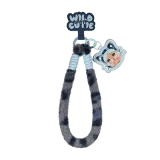 POP MART-CRYBABY – Colección “Salvaje pero Tierna” Cajas Misteriosas de Colgantes para Celular - Denim Cutie
