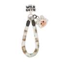 POP MART-CRYBABY Wild but Cutie Series-Phone Charm Blind Box - Vanilla Cutie