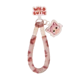 POP MART-CRYBABY – Colección “Salvaje pero Tierna” Cajas Misteriosas de Colgantes para Celular - Pink Cutie
