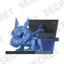 POP MART-Digimon Adventure Fridge Magnet Series Figures - Ultimate Level-MetalGarurumon (Secret)