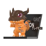 POP MART-Digimon Adventure Fridge Magnet Series Figures - Greymon