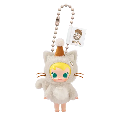 POP NOW:Baby Molly Pocket Friends Series-Vinyl Plush Pendant