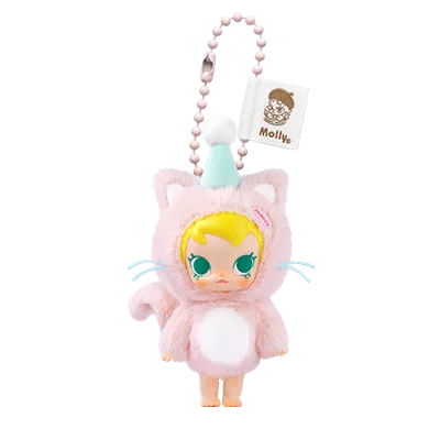POP NOW:Baby Molly Pocket Friends Series-Vinyl Plush Pendant