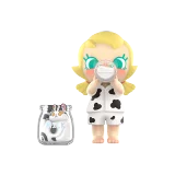 POP MART-Baby Molly & Baby Tabby Series Figures - Milk Lover