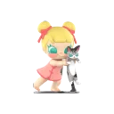POP MART-Baby Molly & Baby Tabby Series Figures - Furry Brush