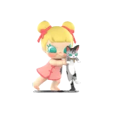POP MART-Baby Molly & Baby Tabby Series Figures - Furry Brush