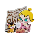 POP MART-Baby Molly & Baby Tabby Series-Fridge Magnet Blind Box - Face The Storm