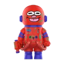 POP MART-MEGA SPACE MOLLY 400% JON BURGERMAN SPACE CADETS Series - PUFF