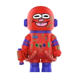 POP MART-MEGA SPACE MOLLY 400% JON BURGERMAN SPACE CADETS Series - PUFF