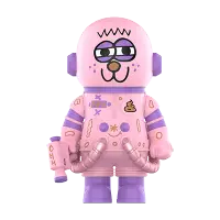 MEGA SPACE MOLLY 400% JON BURGERMAN SPACE CADETS Series｜POP MART