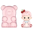 POP MART-HACIPUPU Rolling Time Machine Series Figures - Big Bear, Little Bear