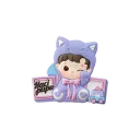 POP MART-HACIPUPU Rolling Time Machine Series-Fridge Magnet Silicone Clip Blind Box - Hey and See you!