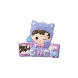 POP MART-HACIPUPU Rolling Time Machine Series-Fridge Magnet Silicone Clip Blind Box - Hey and See you!