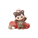 POP MART-HACIPUPU Rolling Time Machine Series-Fridge Magnet Silicone Clip Blind Box - Wish Catcher