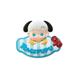 POP MART-HACIPUPU Rolling Time Machine Series-Fridge Magnet Silicone Clip Blind Box - Wind-up Dog