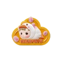 POP MART-HACIPUPU Rolling Time Machine Series-Fridge Magnet Silicone Clip Blind Box - Dream Delivery