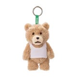 POP MART-Ted2 Teddy Bear Action Plush Pendant - Vest Bear