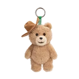 POP MART-Ted2 Teddy Bear Action Plush Pendant - Cowboy Bear
