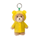 POP MART-Ted2 Teddy Bear Action Plush Pendant - Raincoat Bear