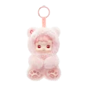 POP MART-HACIPUPU Gummy Bear Series-Vinyl Plush Pendant Blind Box - Peach Flavor