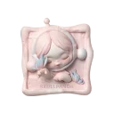 POP MART-SKULLPANDA The Paradox Series Fridge Magnet - Spin a Cocoon