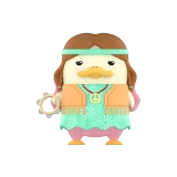 POP MART-DUCKOO – Colección “Festival de Música” Figuras - Chica Hippy