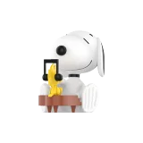 POP MART-Snoopy – Colección “Amigo Travieso” Figuras - Piano clásico
