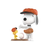 POP MART-Snoopy – Colección “Amigo Travieso” Figuras - Equipo de béisbol