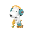 POP MART-Snoopy – Colección “Amigo Travieso” Figuras - Patinando sobre ruedas