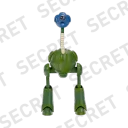 POP MART-DRAGON BALL-Alloy Vehicles Series Figures - Pilaf Machine-Ostrich Ver. (Secret)