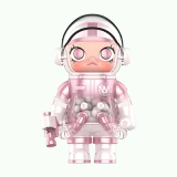 POP MART-MEGA SPACE MOLLY 100% Colección Aniversario 4 - SMITTEN LOVE-BLANCO (ESPECIAL)