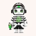 POP MART-MEGA SPACE MOLLY 100% Series4 - DurianMan (Basic)
