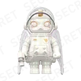 POP MART-MEGA SPACE MOLLY 100% Colección Aniversario 4 - ÁNGEL(Secreto)