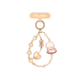 POP MART-DIMOO Crush on Coffee Series-Phone Charm Blind Box - Whispering of the Soft Clouds