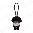 POP MART-DIMOO Crush on Coffee Series-Soft-faced Plush Keychain Blind Box - Heartfelt Espresso(Secret)