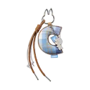 POP MART-THE MONSTERS Pin for Love Series- Letter Pendant Blind Box (A-M) - C