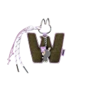 POP MART-THE MONSTERS Pin for Love Series- Letter Pendant Blind Box (N-Z) - W
