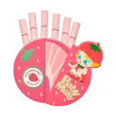 POP MART-Baby Molly Fruity Aroma Series-Magnetic Sealing Clip Storage Box Set - Strawberry Cutie Pie