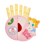 POP MART-Baby Molly Fruity Aroma Series-Magnetic Sealing Clip Storage Box Set - Peach Hide-and-Seek