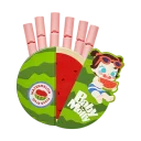 POP MART-Baby Molly Fruity Aroma Series-Magnetic Sealing Clip Storage Box Set - Melon Mega-Munch