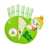 POP MART-Baby Molly Fruity Aroma Series-Magnetic Sealing Clip Storage Box Set - Pear Shake-n-Joy