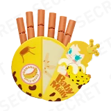 POP MART-Baby Molly Fruity Aroma Series-Magnetic Sealing Clip Storage Box Set - Best Banana Friend (Secret)