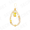 POP MART-Baby Molly Fruity Aroma Series- Phone Charm Blind Box - Best Banana Friend (Secret)