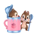 POP MART-Disney Chip 'N' Dale Fun-loving Brothers Series Figures - Teacup Hide-and-Seek