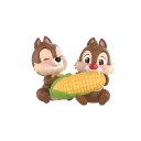 POP MART-Disney Chip 'N' Dale Fun-loving Brothers Series Figures - Delicious Corn