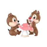 POP MART-Disney Chip 'N' Dale Fun-loving Brothers Series Figures - Mushroom Table
