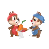 POP MART-Disney Chip 'N' Dale Fun-loving Brothers Series Figures - Joyful Harvest