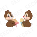POP MART-Disney Chip 'N' Dale Fun-loving Brothers Series Figures - Exchange Gifts (Secret)