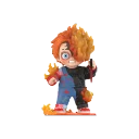 POP MART-Chucky Franchise Series Figures - Flame Chucky