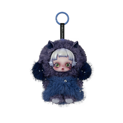 モ*ミ様 スカルパンダ SKULLPANDA Cerberus ♡Moldy m POP MART x Skullpanda You Found Me Series Plush Doll Pendant